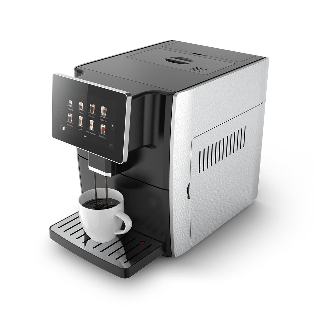 Touch screen coffee machine